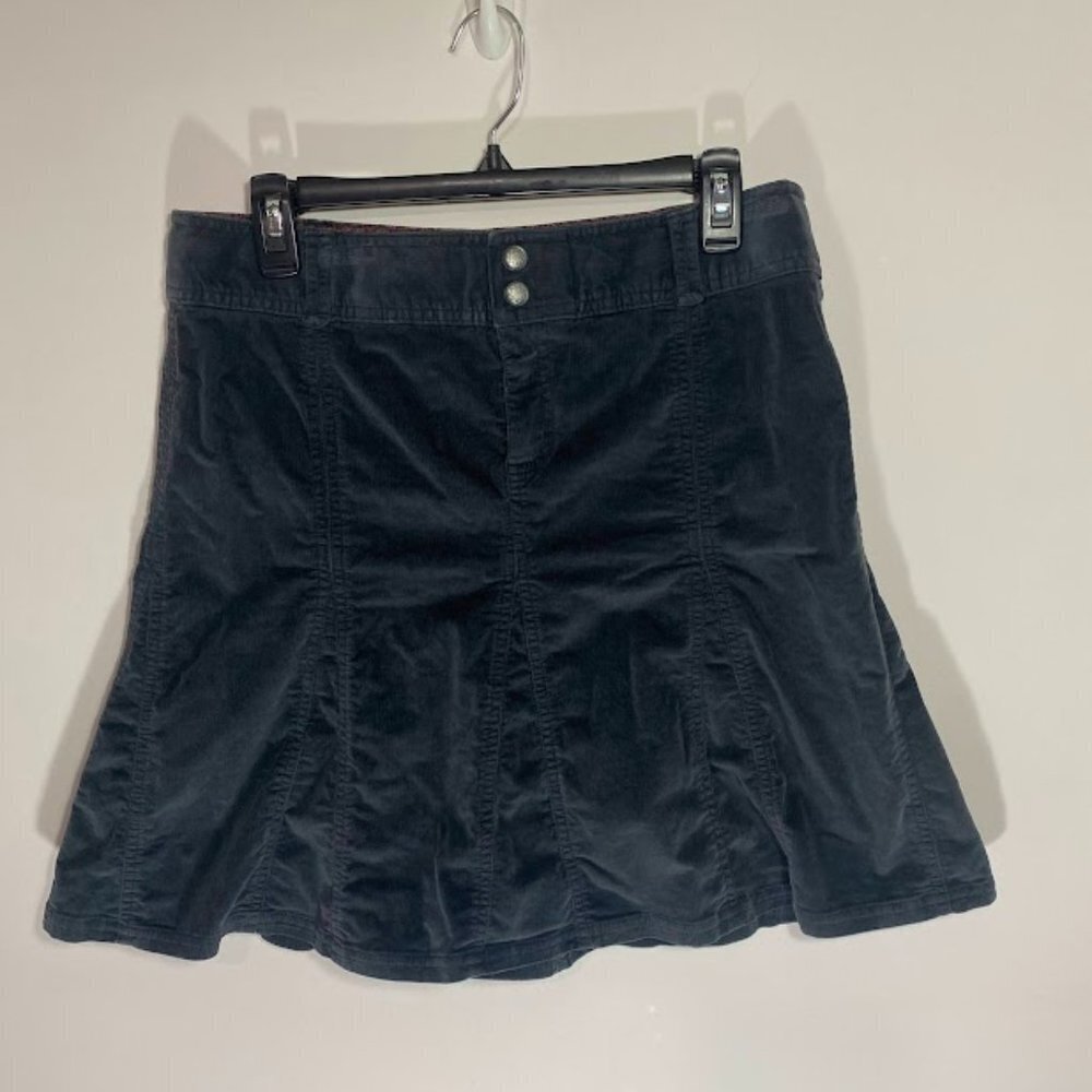 Athleta Whenever Grey Corduroy Skirt